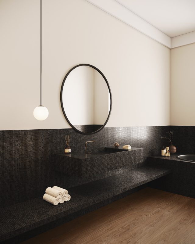 Porcelanato Cosmo Noir - Ambiente