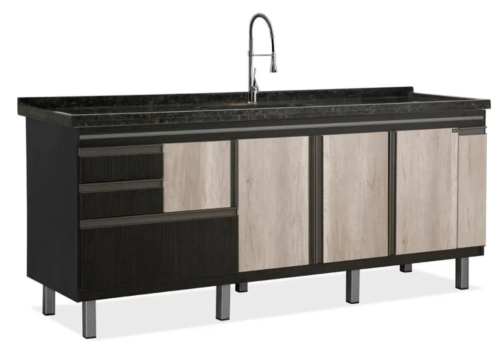 Armário Locatt New elegance Nero Barrique