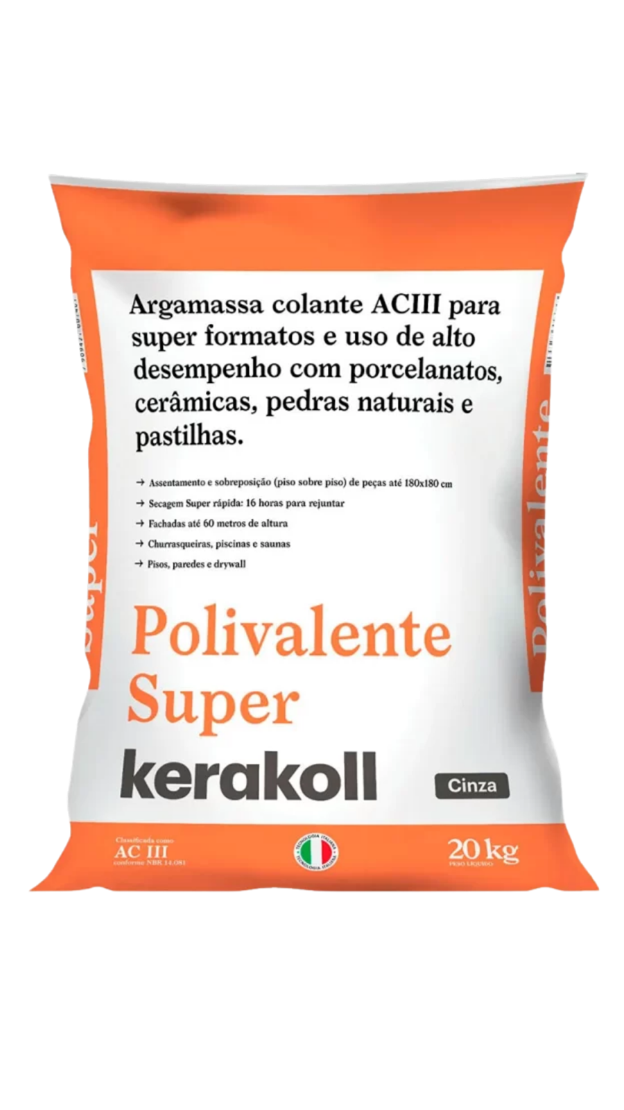Cimento Cola Polivalente Super Cinza AC|||