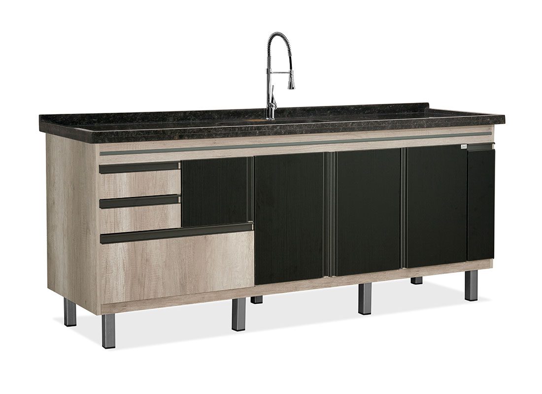 Armário Locatt New elegance Barrique / Nero