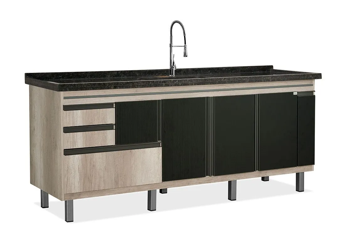 Armário Locatt New elegance Barrique / Nero